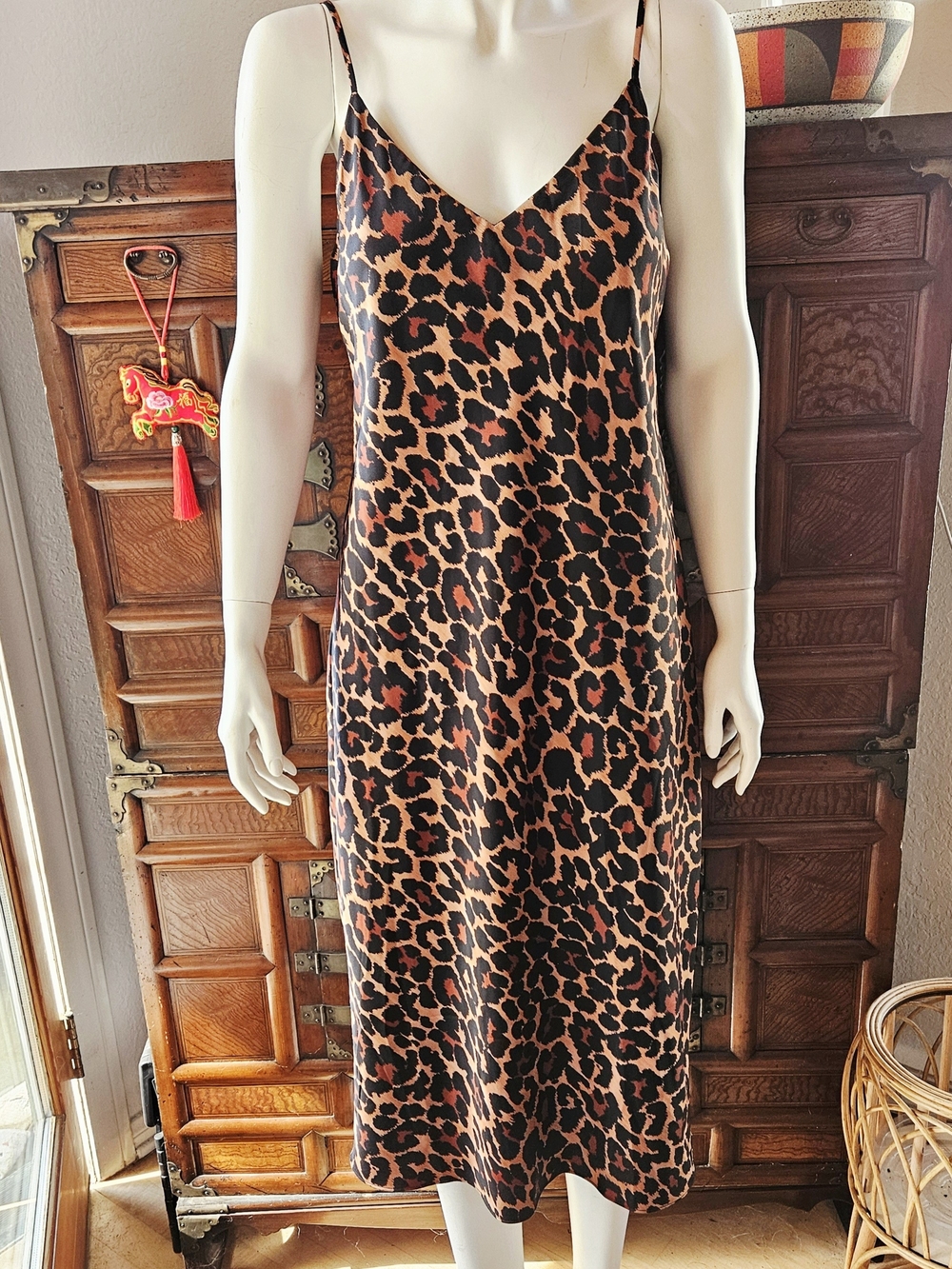 J Crew Leopard Print Midi Dress  New!!